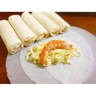 Vỏ bánh bò bía cuộn chả giò giòn xốp túi ~ 100 lá sz 16cm 18cm 20cm