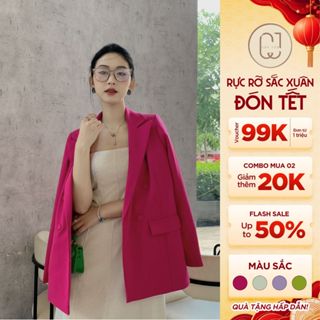 Áo blazer Cây Leo Design sang trọng dễ phối Min6510 Min6513 Min6515 Min6516 Min6517 Min6518