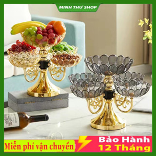 Khay Đựng Mứt Tết 5 Tầng, Khay Đựng Bánh Kẹo Hoa Quả Phong Cách Hiện Đại, Đơn giản