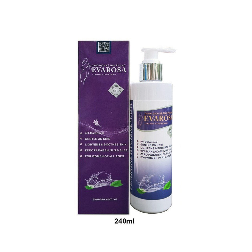 Dung dịch vệ sinh phụ nữ EVAROSA 240ml