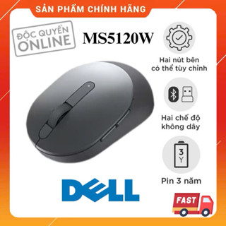 [ HOẢ TỐC ] Chuột Dell Bluetooth MS5120W Pin 3 Năm 4000 DPI - Chính hãng