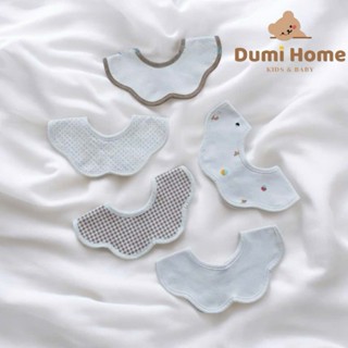 Yếm vải cotton Bonie Hàn Quốc thêu tên cho bé thời trang, ăn dặm