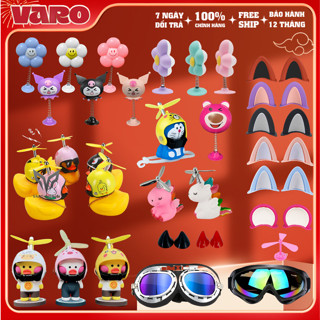 Tai mèo, tai gấu, sừng gắn nón bảo hiểm VARO cute kèm keo 3M