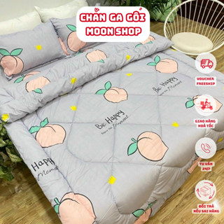 [Giá xưởng] Chăn mền phao trần bông dày mẫu Đào tím, bông hơi siêu nhẹ loại 1, chăn bông, siêu ấm mùa đông