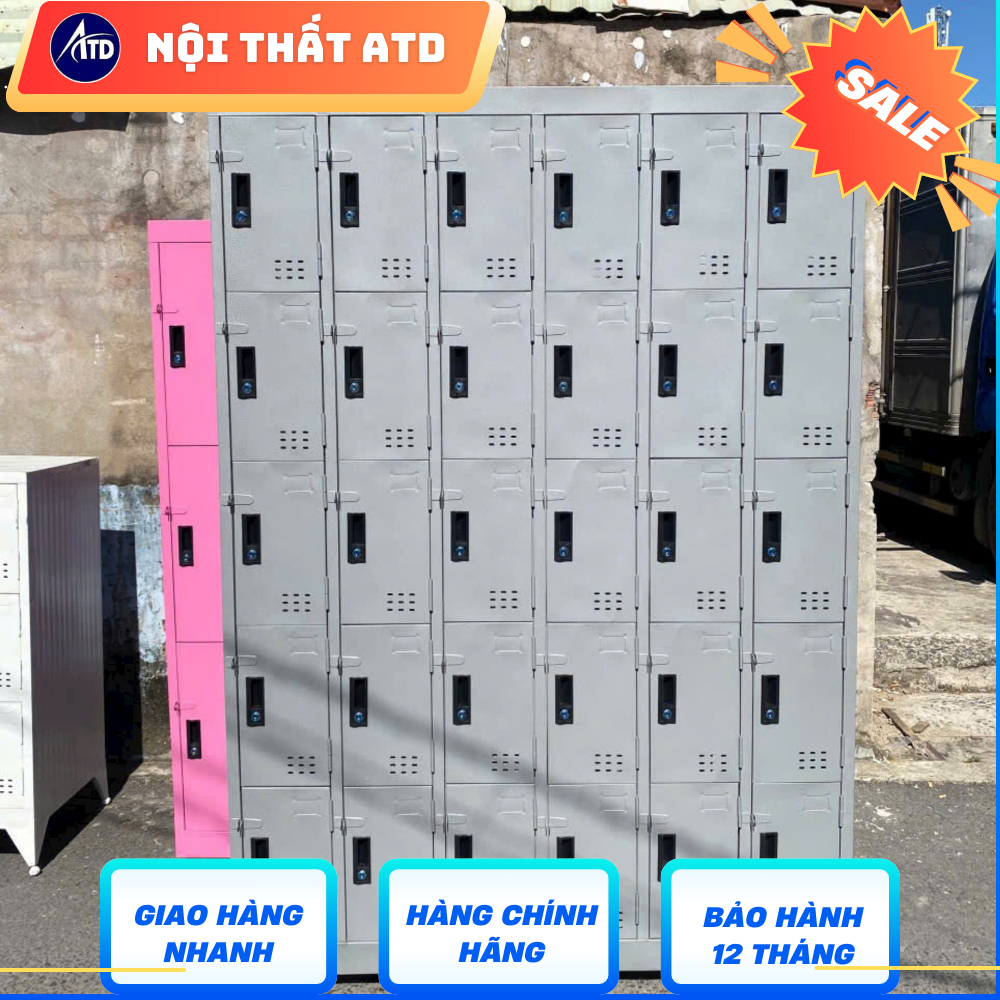 Tủ locker 2 4 6 8 10 12 15 ngăn đựng đồ cá nhân cho nhân viên.