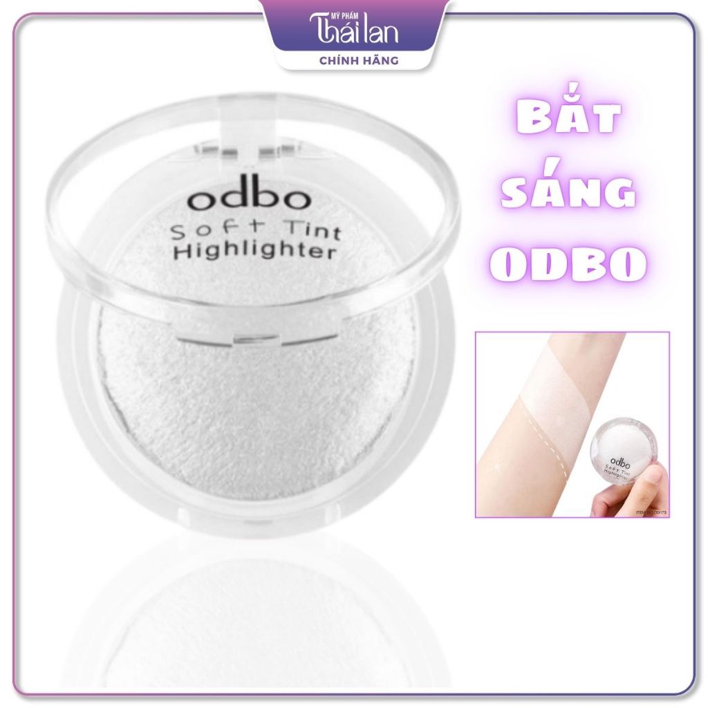 Phấn bắt sáng ODBO Soft Tint có nhũ hàng chuẩn Thái OD173