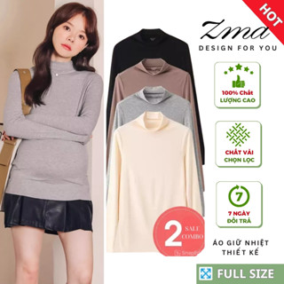  Áo Giữ Nhiệt Bầu Mùa Thu Đông Chất Vải Co Giãn Bigsize Từ 45kg đến 75kg Cao Cấp Thời Trang ZMA 