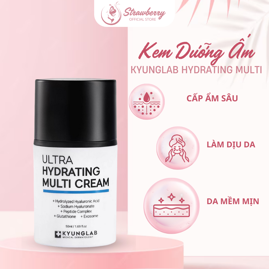 Kem Dưỡng Ẩm KYUNGLAB Hydrating Multi Cream 50m Giúp Dưỡng Ẩm, Khóa Ẩm, Phục Hồi Làn Da