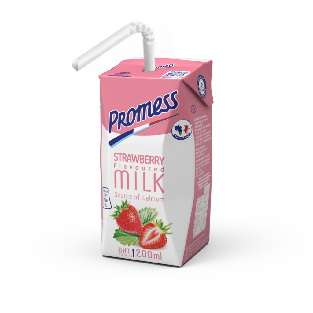 Sữa tươi Promess Hương Dâu 200ml (Thùng 24 hộp)