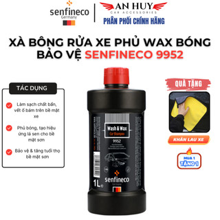 Xà Bông Rửa Xe Phủ Wax Sáp Bóng Bảo Vệ Senfineco 9952 nhập khẩu Đức 1000ml - Chính Hãng - HSD 5 năm