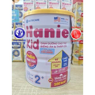 Sữa Bột HANIE KID Số 0+, 1+, 2+ Lon 800G, 850G