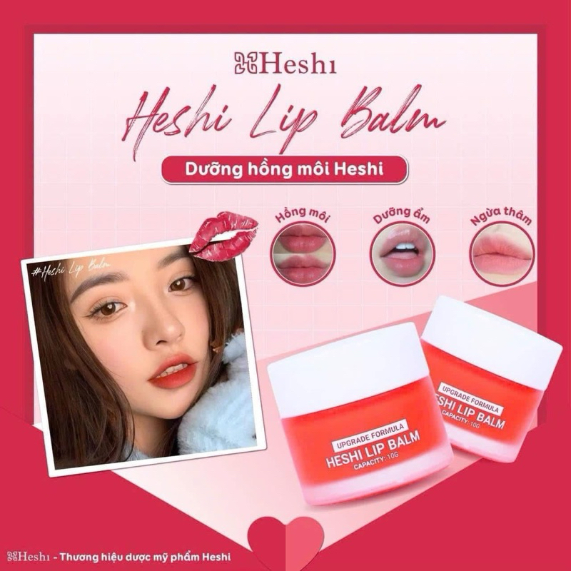 [Chính hãng] Son dưỡng môi Heshi Lip Balm Upgrade Formula 10g