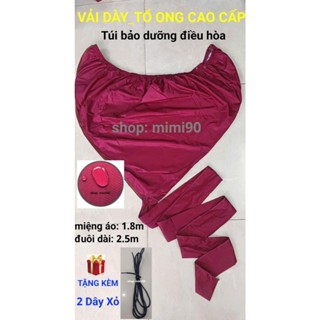 Túi trùm vệ sinh máy lạnh treo tường - Áo bọc hứng nước rửa điều hòa dành cho máy treo tường, âm trần..