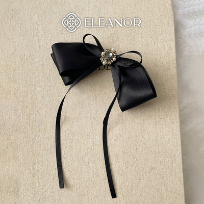 Kẹp tóc nữ Eleanor Accessories hình nơ dáng thả đính đá kẹp tóc nơ tiểu thư phụ kiện tóc 9120