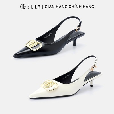 Giày cao gót nữ ELLY EG266 3.7cm da tổng hợp mũi nhọn thanh lịch thời trang