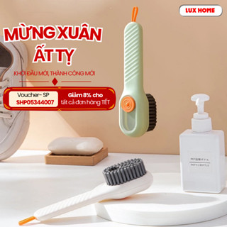 Bàn chải chà giày, giặt đồ đa năng 3in1 có ngăn chứa nước giặt, Bàn chải cọ rửa đa năng có móc treo