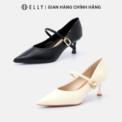 Giày cao gót nữ ELLY EG267 6cm da tổng hợp mũi nhọn thanh lịch