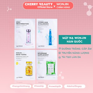 Hộp 10 Miếng Mặt Nạ Wonjin Truyền Trắng, Dưỡng Ẩm Chính Hãng| Cherry Beauty