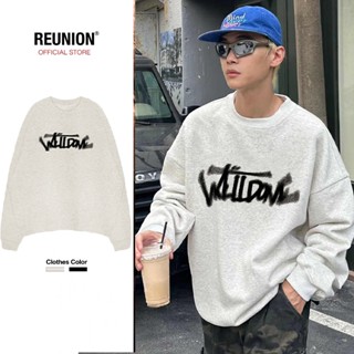 REUNION Áo Sweatshirt Nỉ In Họa Tiết WELL Áo Sweater Nam Nữ Form Rộng SWT21
