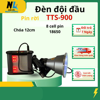  Đèn Đội Đầu Siêu Sáng Tt-S900 pin rời 22000 chóa nhôm 12cm Sáng Mạnh Chạy Bằng Pin,đèn di động 