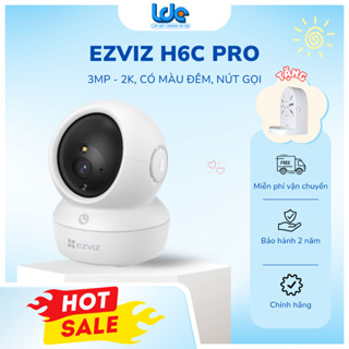 Camera Wifi EZVIZ H6C PRO 3MP 2K, Có màu đêm, Loa mic đàm thoại 2 chiều, Quay theo chuyển động
