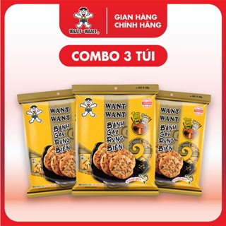  Combo Bánh Gạo Want Want Rong Biển Vị Sốt Cá Ngừ Bonito 88g và 118g Giòn Ngon Đậm Vị 