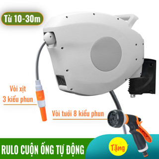 Vòi tưới cây đa năng Lionking HRW. Rulo cuộn ống tự động. TẶNG VÒI XỊT NƯỚC ĐA NĂNG CÓ 8 KIỂU PHUN