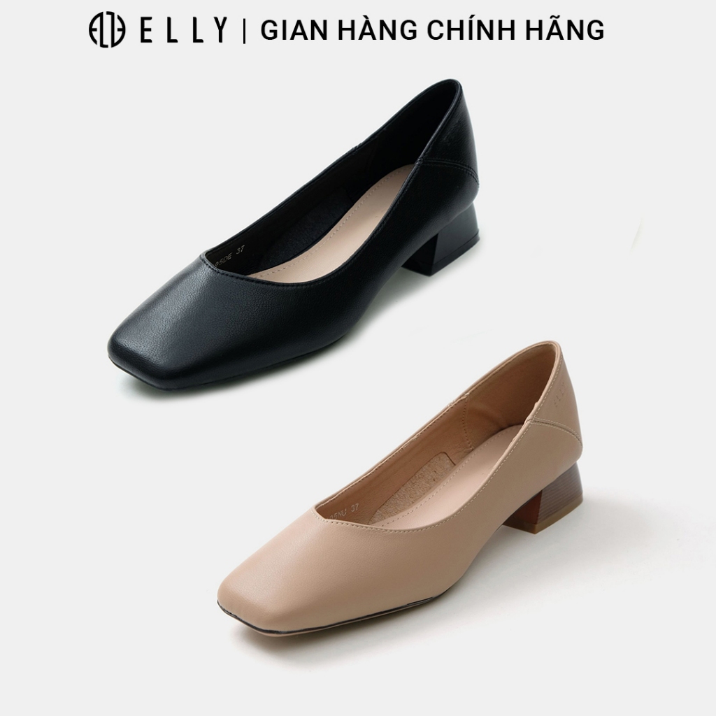 [Quà tặng giáo viên cao cấp sang trọng] Giày nữ cao cấp da thật ELLY – EGT195