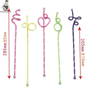 Que Khuấy Sinh Tố 2 Lớp Nhiều Màu Sắc