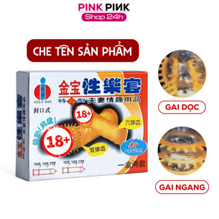 Combo 3 Hộp Bao Cao Su Gai Gold Hàng Nhật Bản Cực Chất (Hộp 2c). Bcs Gai Tua Tủa Đưa Các Nàng Lên Đỉnh Dễ Dàng .