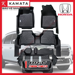 Thảm lót sàn ô tô Honda BRV 2023 - Nay, khuôn đúc TPV 1 bộ 4 tấm