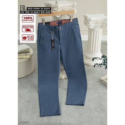 Quần Dài Kaki Nam PREMIUM co giãn mềm mịn thoáng mát, form ống đứng - Bravery