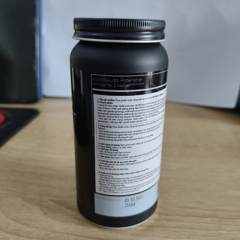 Intensiv Urkraft Pharmatech tăng cường sức khỏe sinh lý nam giới và tăng ham muốn nam giới. 68 viên