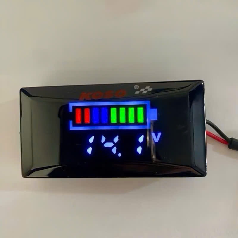 Đồng hồ báo vol Koso v1 có vạch 5-150v có pas gắn _Xe Điện Quang Vinh