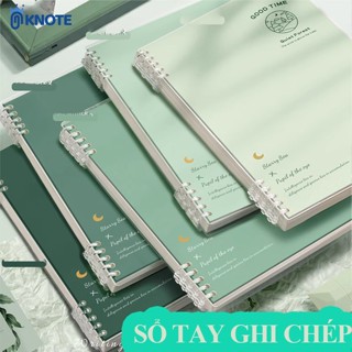 Sổ còng KNOTE tập vở khổ a5 b5 60 trang kẻ ngang giấy dày dặn không lem màu pastel giá siêu rẻ