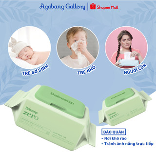 Khăn Ướt BeBesup Zero 20 Tờ Agabang Gallery Cao Cấp Không Mùi, Không Cồn, Khăn Ướt Dành Cho Bé