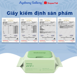 Khăn Ướt BeBesup Zero 20 Tờ Agabang Gallery Cao Cấp Không Mùi, Không Cồn, Khăn Ướt Dành Cho Bé