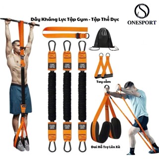  Bộ 3 Dây Kháng Lực Hỗ Trợ Tập Luyện Lên Xà Tập Gym Tập thể Dục 150LBS-180LBS-225LBS 