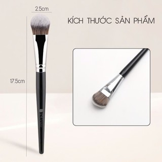 Cọ Tán Kem Nền Ducare Kích Thước 15*2 Cm, Chất Liệu Thân Bằng Nhựa Và Sợi Nylon Và Sợi Tơ Nhân Tạo