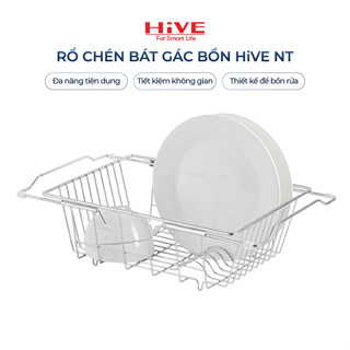 RỔ ÚP CHÉN GÁC BỒN RỬA HiVE NEW INOX 304
