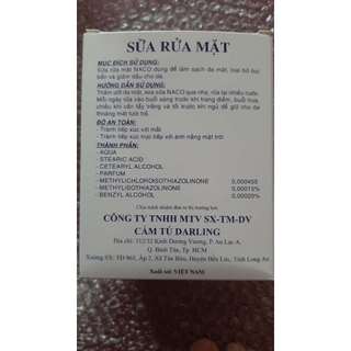 Sữa Rửa Mặt NACO 180ml