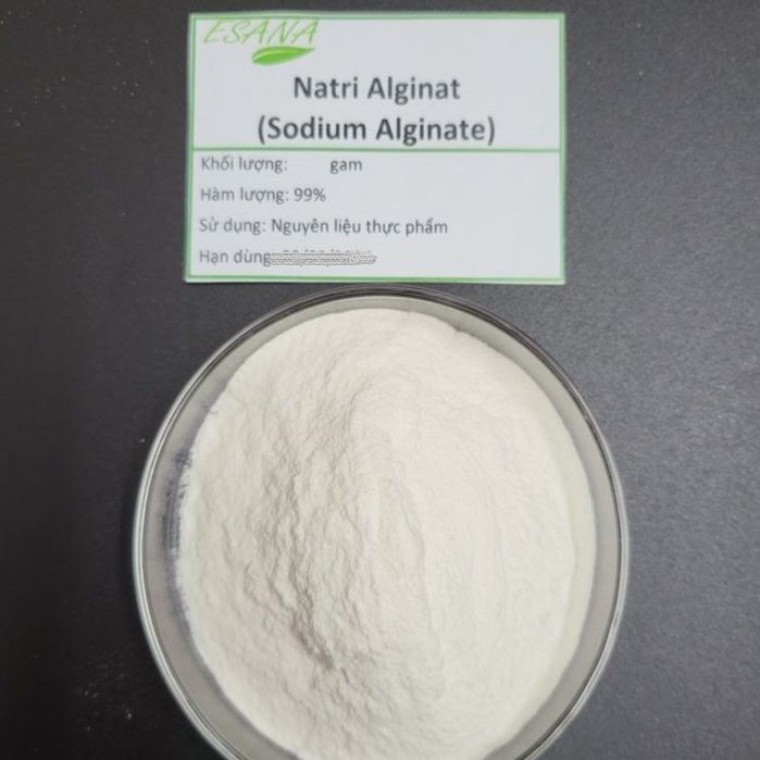 500g bột Natri Alginate (sodium Alginate) 99% cấp thực phẩm
