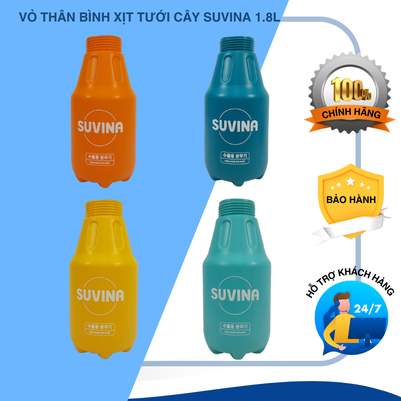 Vỏ Thân Bình Xịt Suvina 1.8L Mẫu 02 - Chất liệu HDPE Siêu Bền