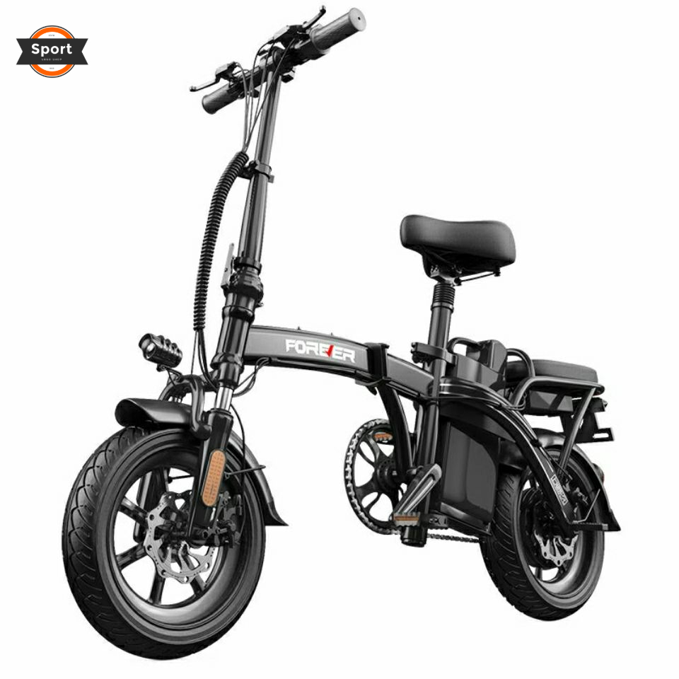 Xe đạp điện trợ lực gấp, dễ dàng để vào cốp xe ô tô, động cơ 400W, pin Lithium, bảo hành 18 tháng, xe thay thế