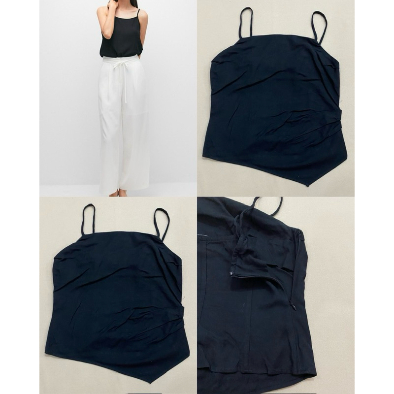 (A3752) Áo 2 dây vải linen (Size S, M) - Thanh lý vnxk