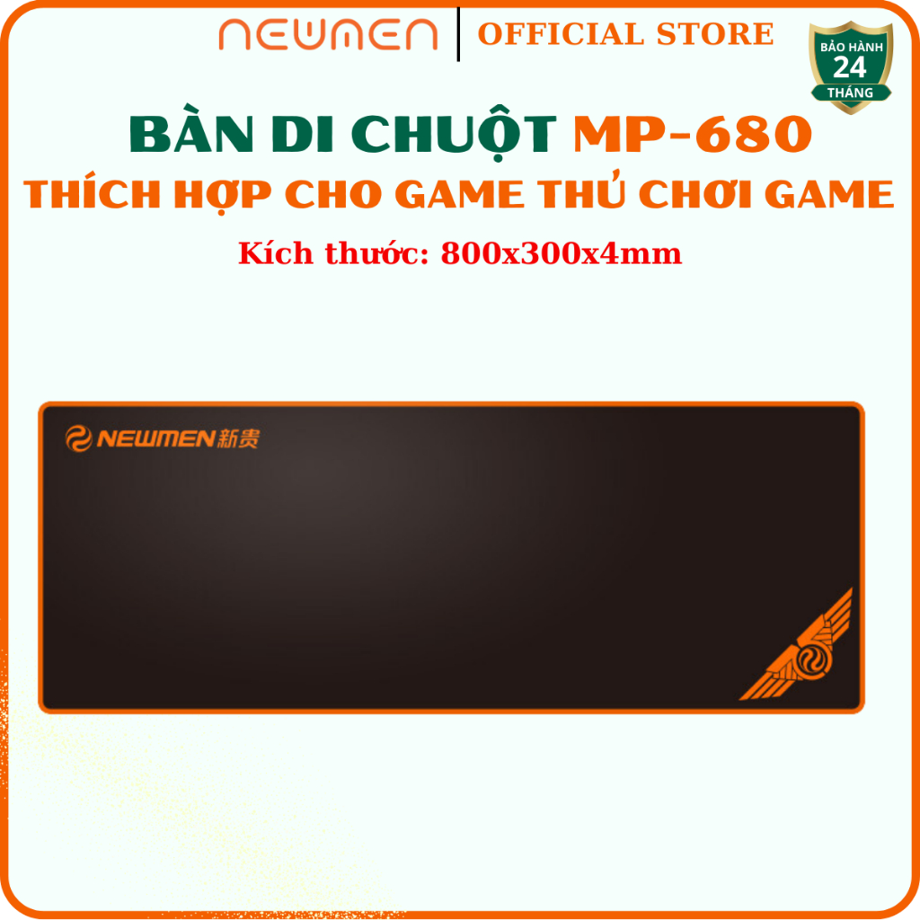 Bàn Di Chuột Newmen MP-680 - Kích Thước: 800x300x4mm - Hàng Chính Hãng