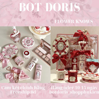 Combo 10 món mỹ phẩm Flower Knows bst Strawberry Cupid, set mỹ phẩm Hoa Biết Dâu Tây Thần Tiên, phụ kiện BOT DORIS