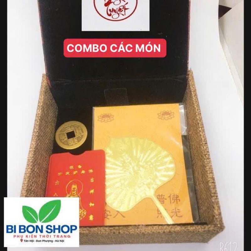 COMBO LÁ BỒ ĐỀ VÀ THẺ PHẬT BÀ QUAN ÂM (BI BON SHOP)