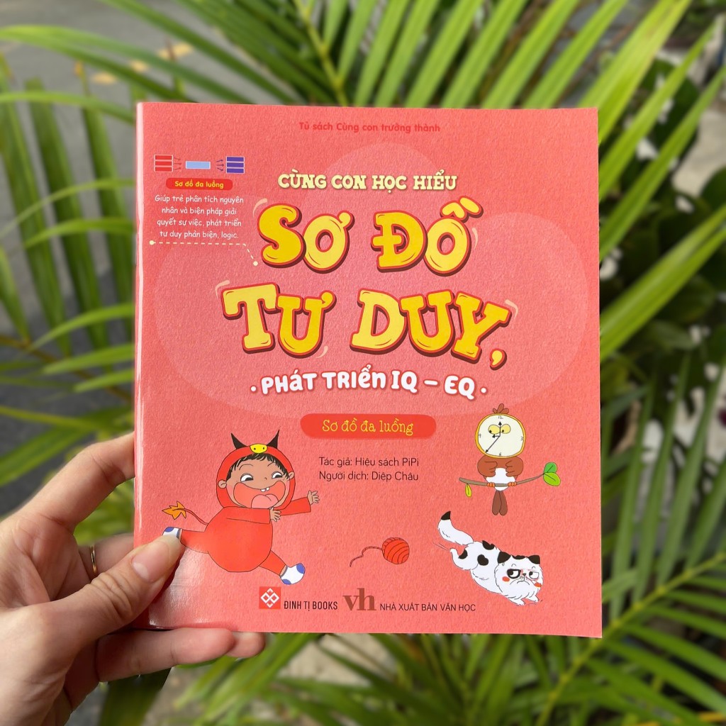 Sơ đồ đa luồng - Cùng con học hiểu sơ đồ tư duy, phát triển IQ-EQ - Sách thiếu nhi Đinh Tị