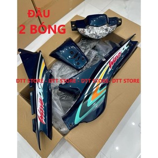  Dàn áo Wave nhỏ Zx Alpha Thái110 Xanh Nhớt - Kèm tem thông số   không kèm chóa  